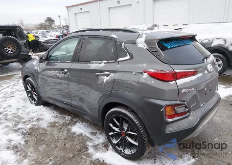 2021 Hyundai Kona Night z USA, uszkodzony, nr VIN KM8K63A55MU690633